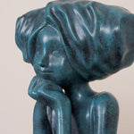 Girl Meditate Sculpture Floor Lamp