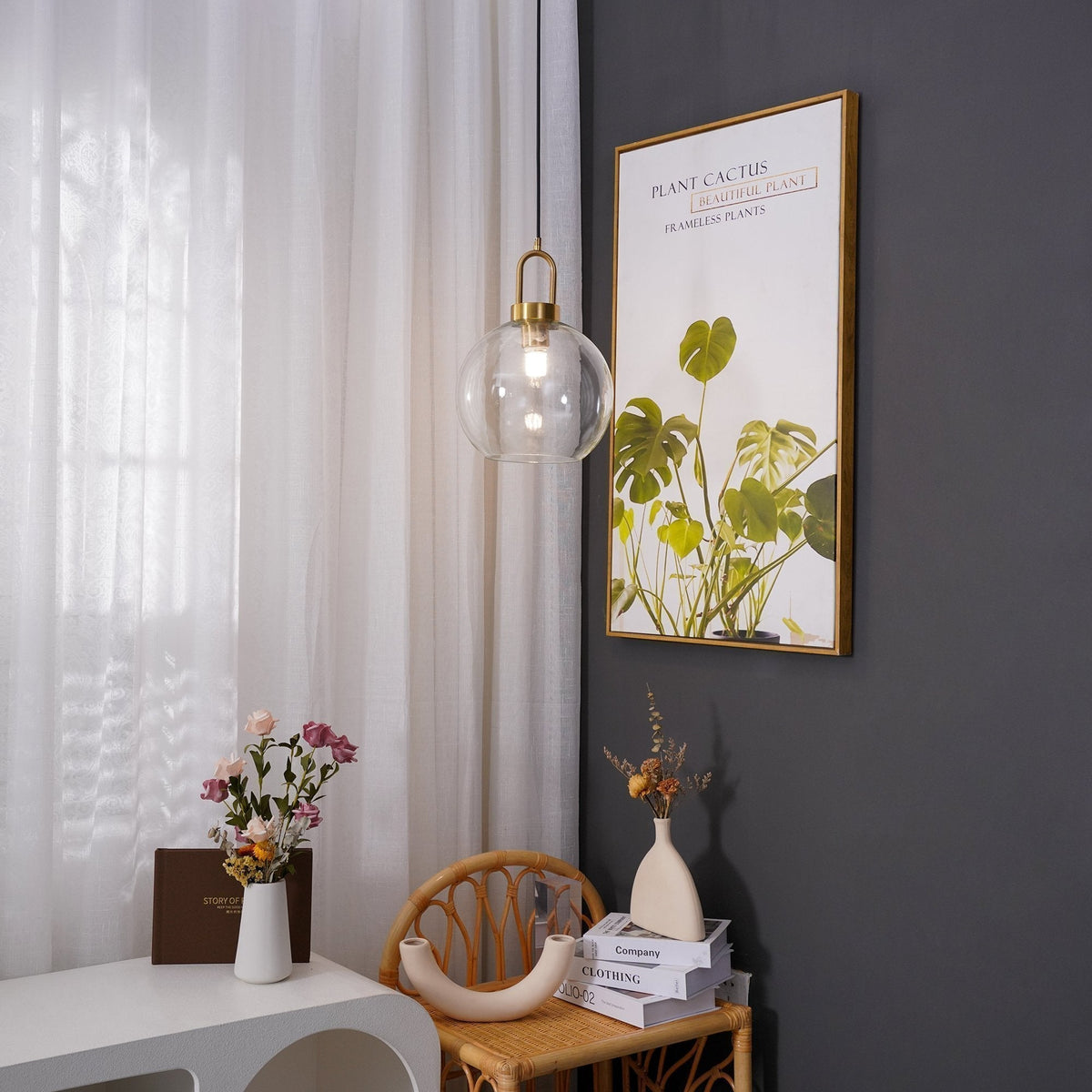 Glass Pendant Light