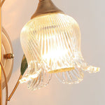 Green Leaf Floral Wall Light