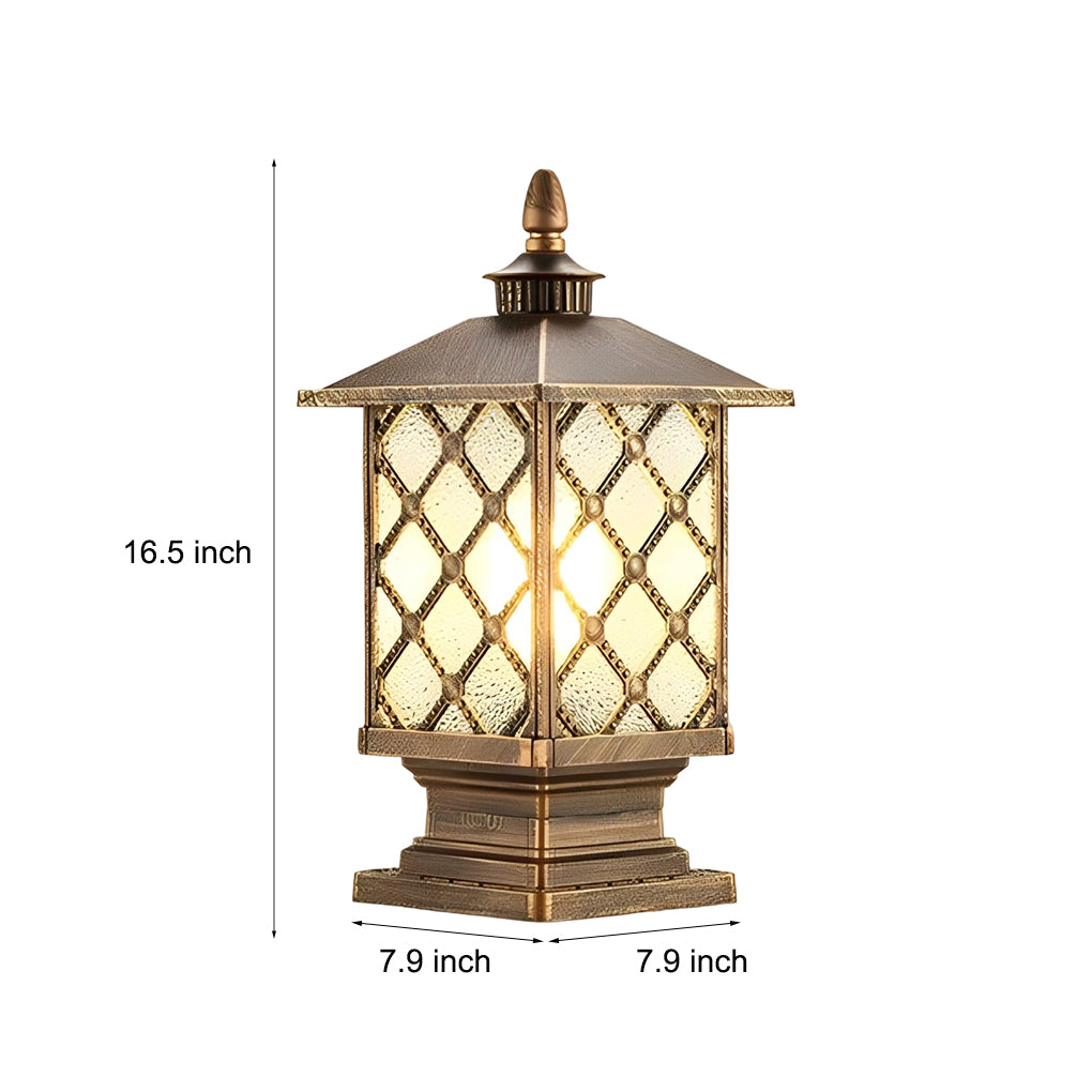 Retro Outdoor Fence Post Lights Ha076240