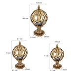 Vintage Outdoor Pier Mount Post Light With Glass Globe