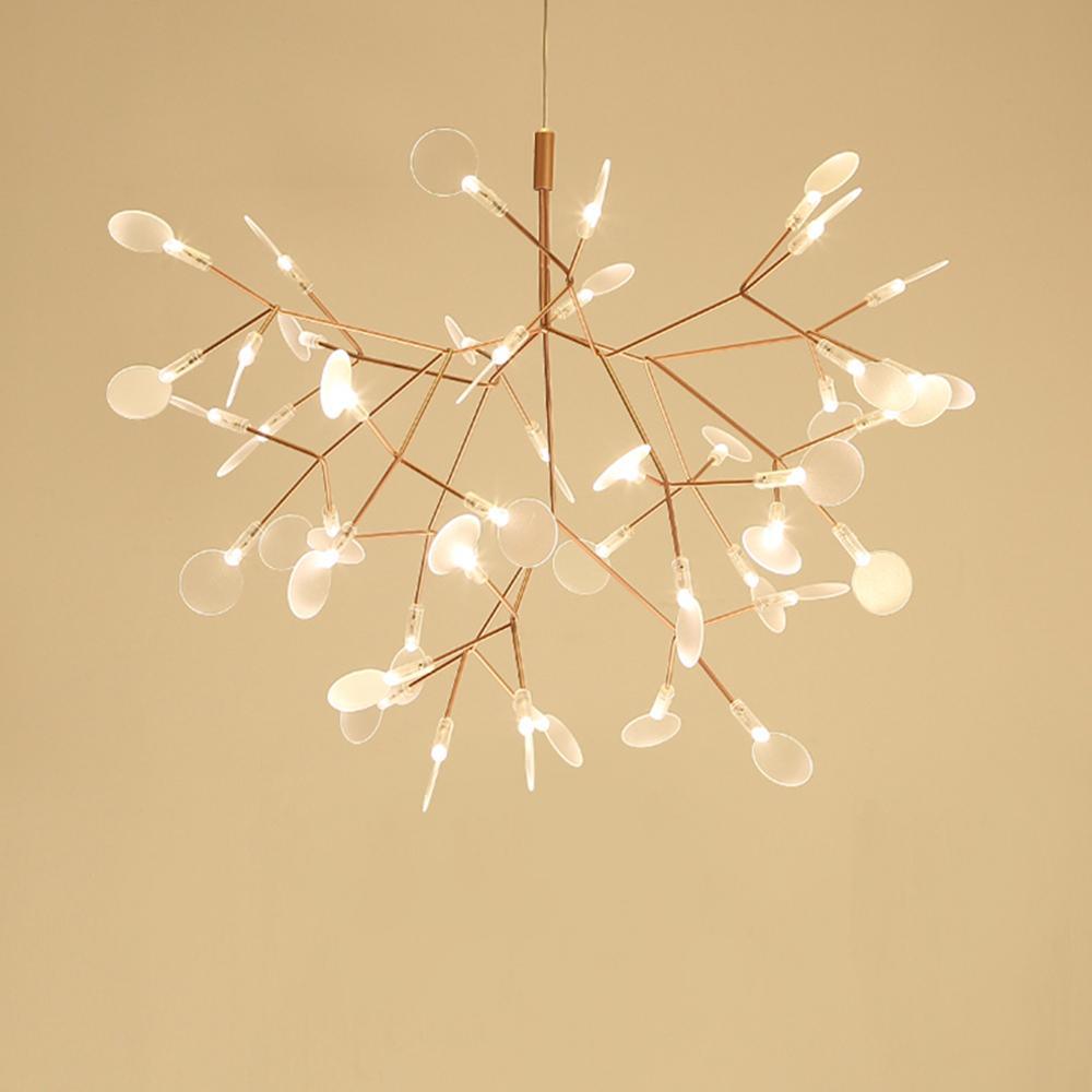 Rose Gold Firefly Led Chandelier