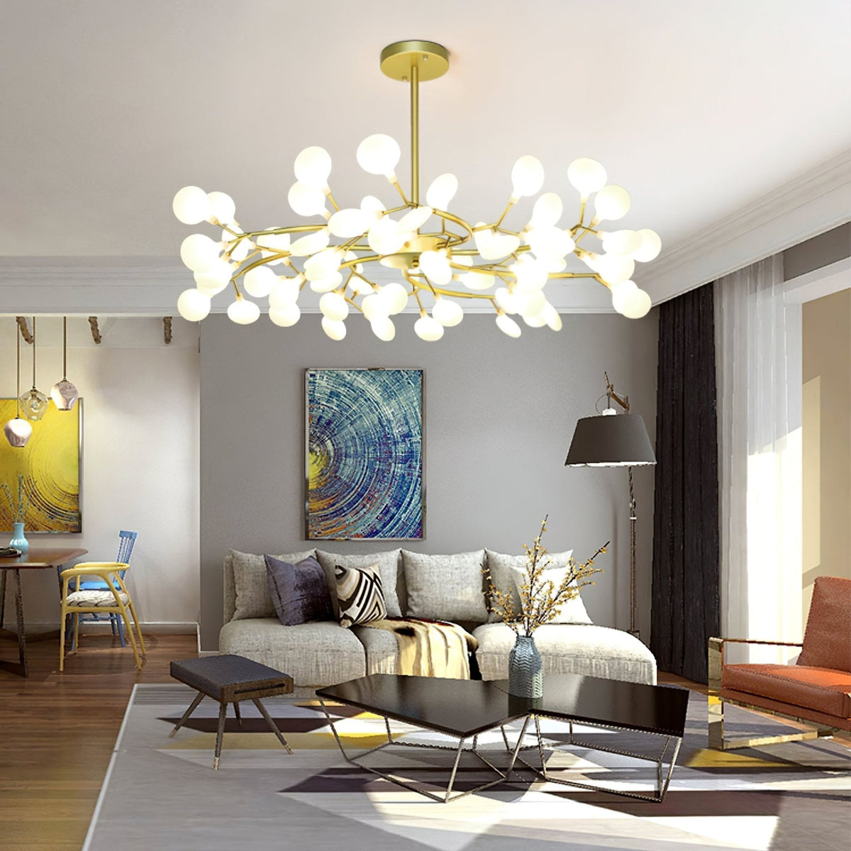Led Firefly Sputnik Chandelier