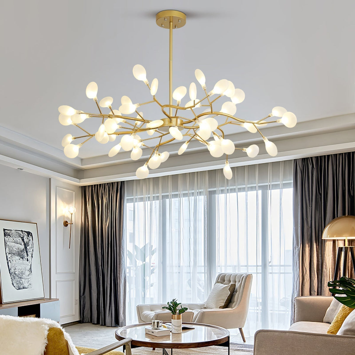 Led Firefly Sputnik Chandelier