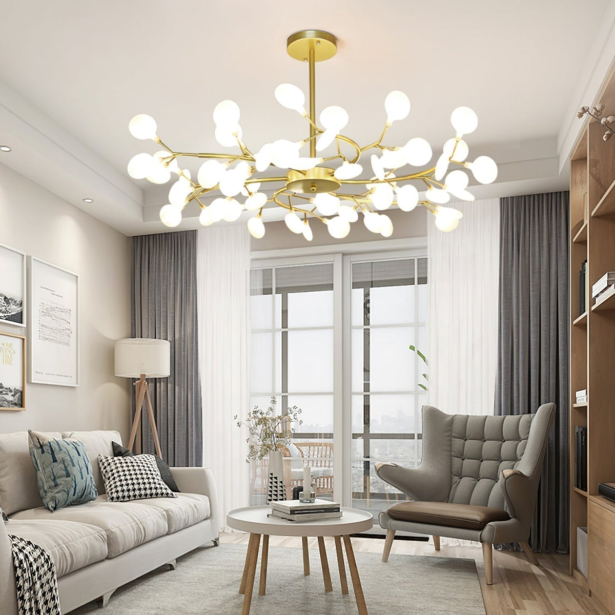 Led Firefly Sputnik Chandelier