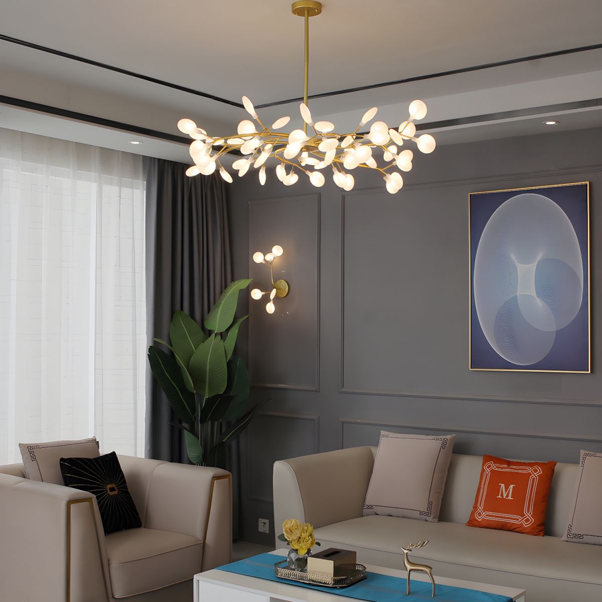 Led Firefly Sputnik Chandelier