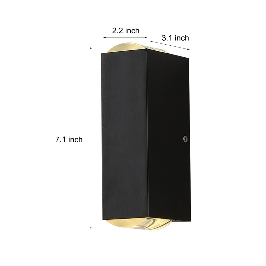 Outdoor Waterproof Double Head Spotlight Led Multipurpose Staircase Wall Sconces 1