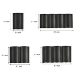 Creative Wave Arc Design Up And Down Lights Led Outdoor Wall Lights Wall Sconces Waterproof