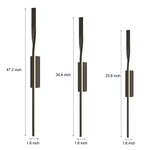 Linear Strip Led Black Nordic Wall Lamp