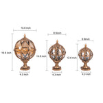 Round Glass E27 Waterproof Outdoor Post Light