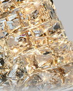Laminated Crystal Wall Light