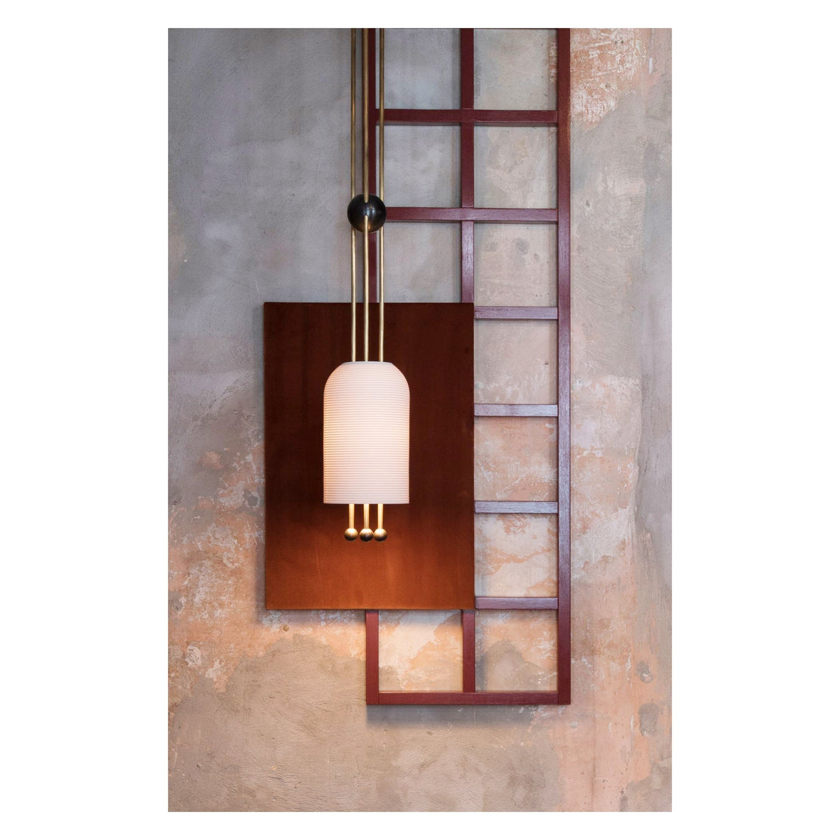 Lantern Glass Pendant Lamp New