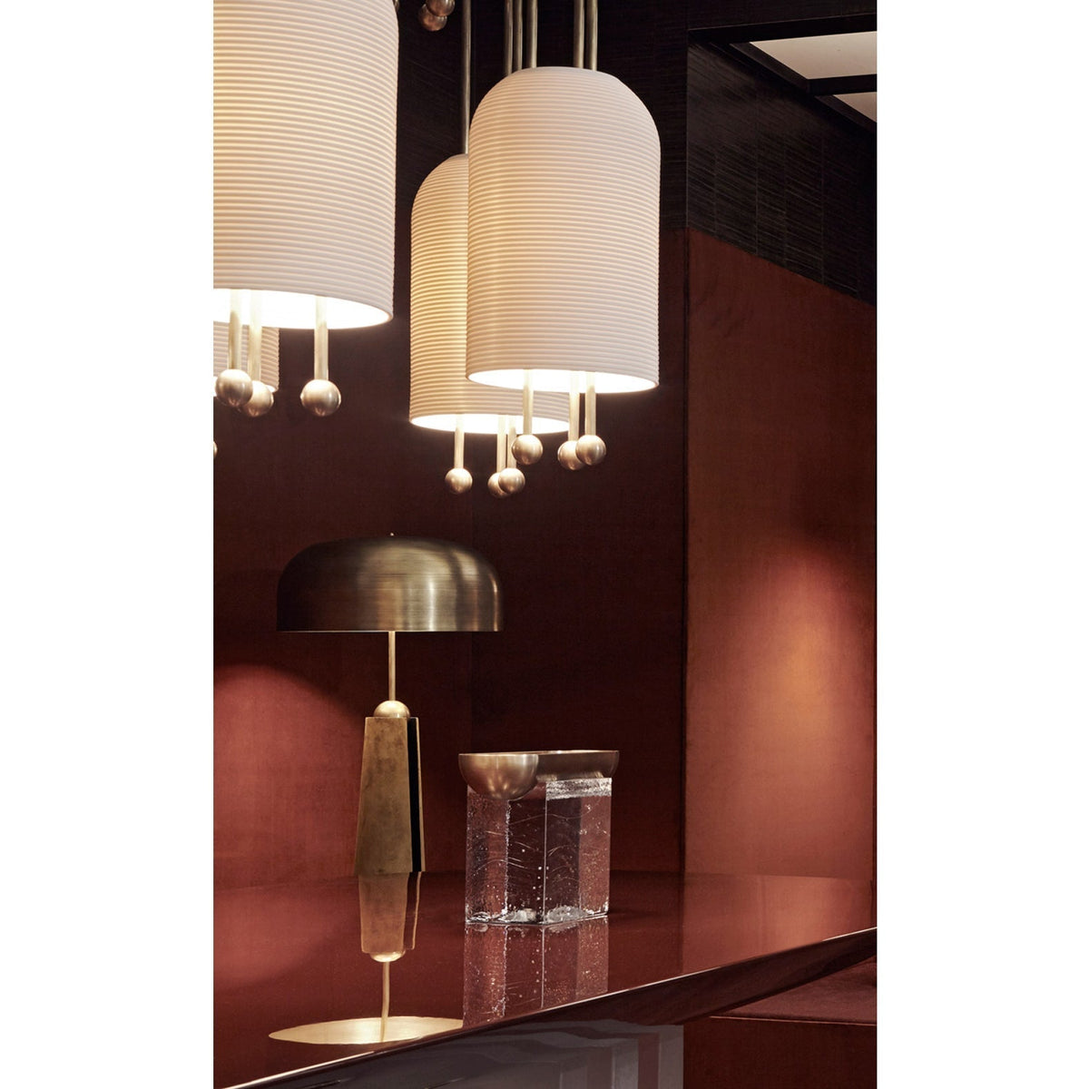 Lantern Glass Pendant Lamp New