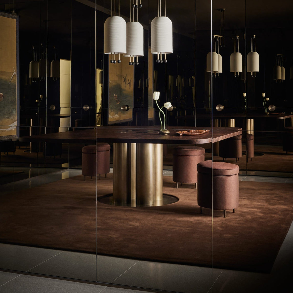 Lantern Glass Pendant Lamp New