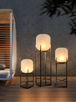 Lantern Solar Outdoor Floor Lamp