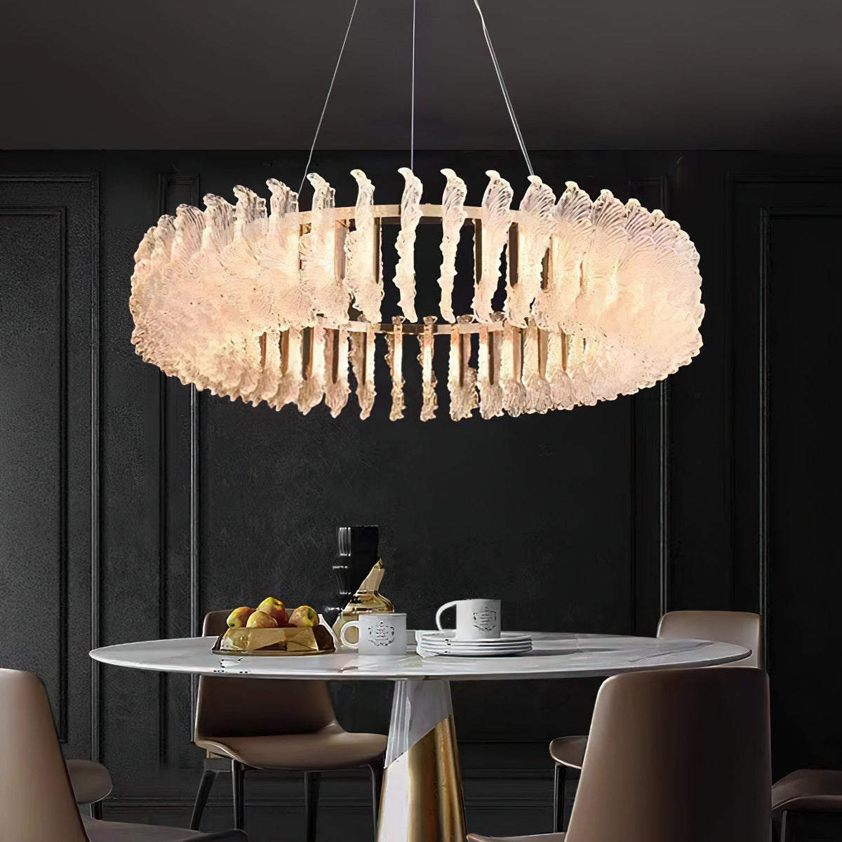 leaf-glass-chandelier