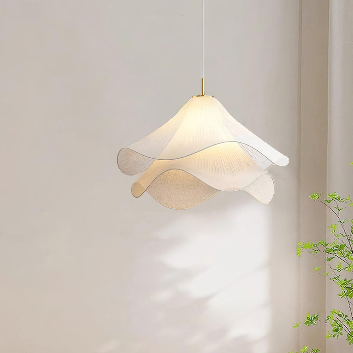 Ethereal Bloom Plug In Pendant Light