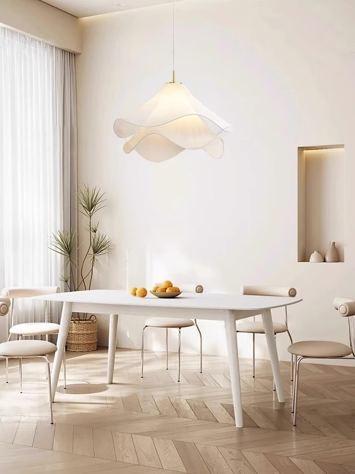 Ethereal Bloom Plug In Pendant Light