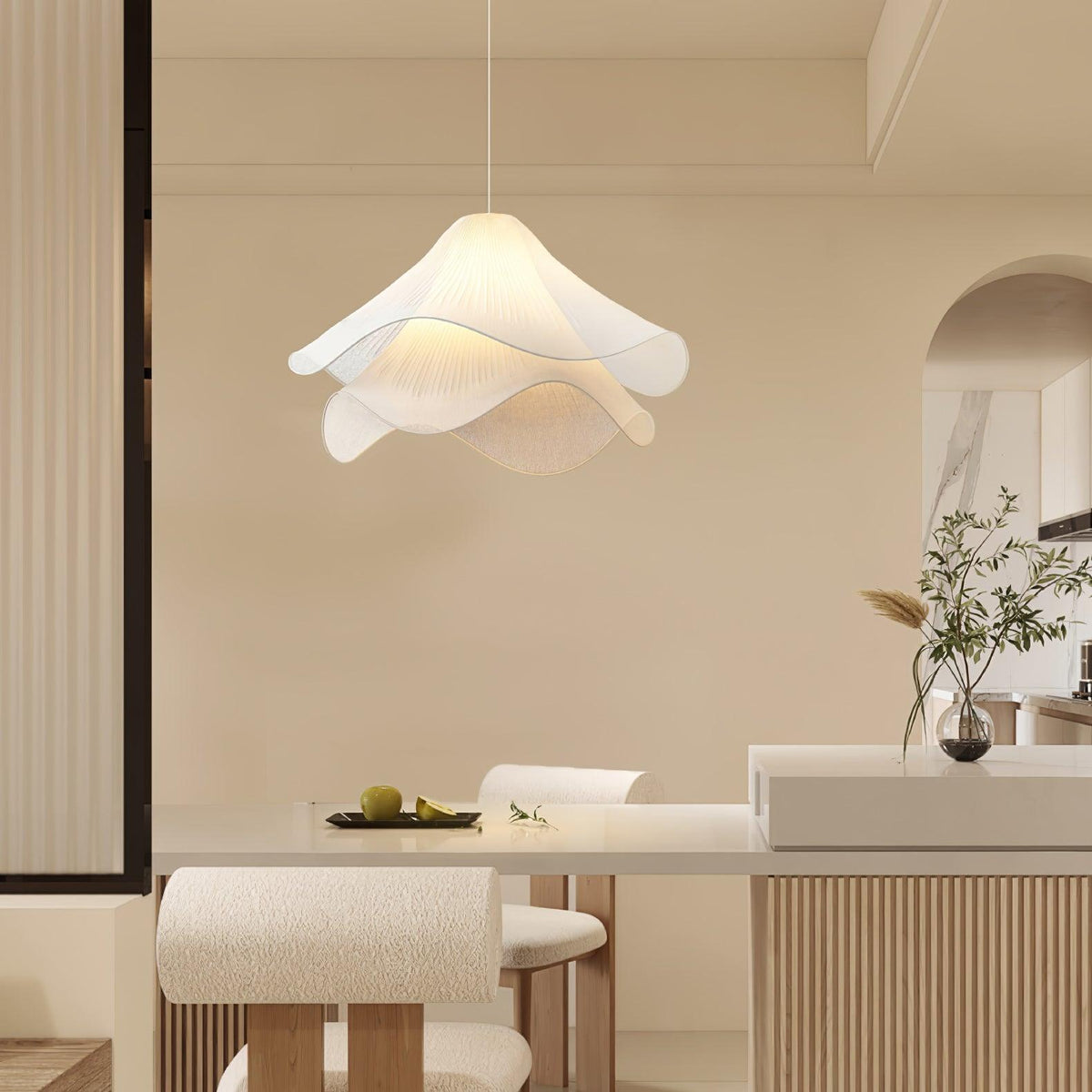 Ethereal Bloom Plug In Pendant Light