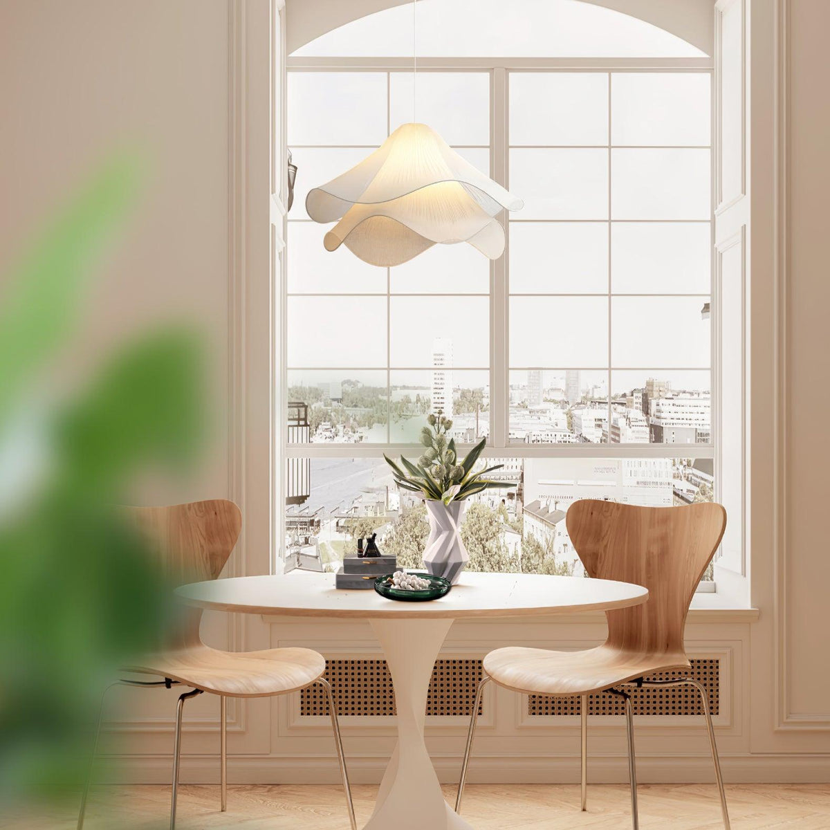 Ethereal Bloom Plug In Pendant Light