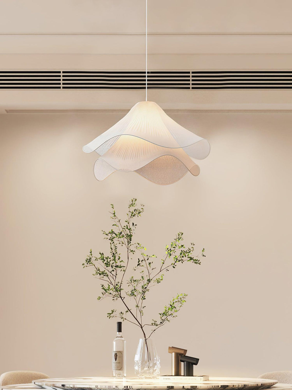 Ethereal Bloom Plug In Pendant Light
