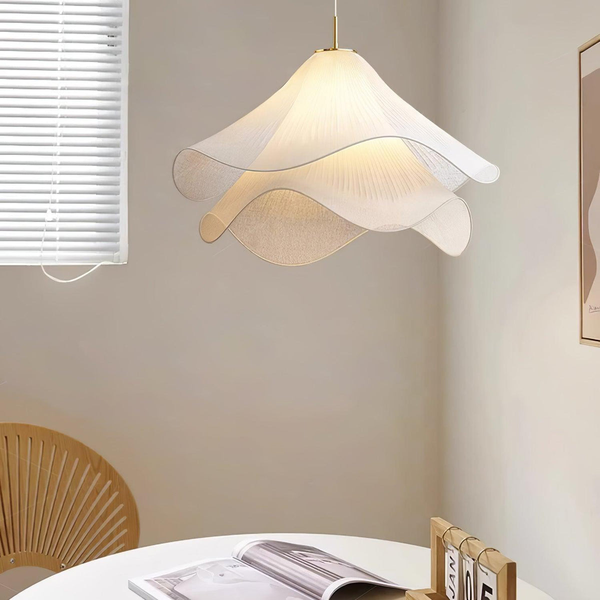 Ethereal Bloom Plug In Pendant Light