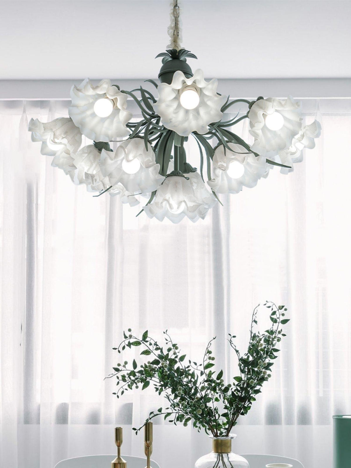 Lily Of The Valley Flower Chandelier