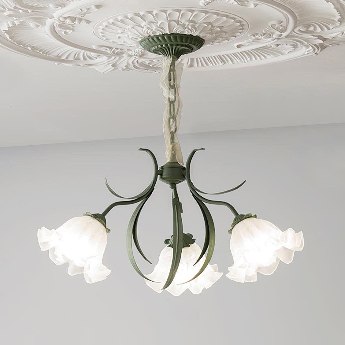 Lily Of The Valley Flower Chandelier