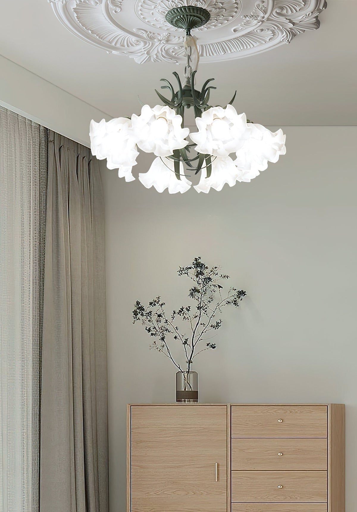 Lily Of The Valley Flower Chandelier
