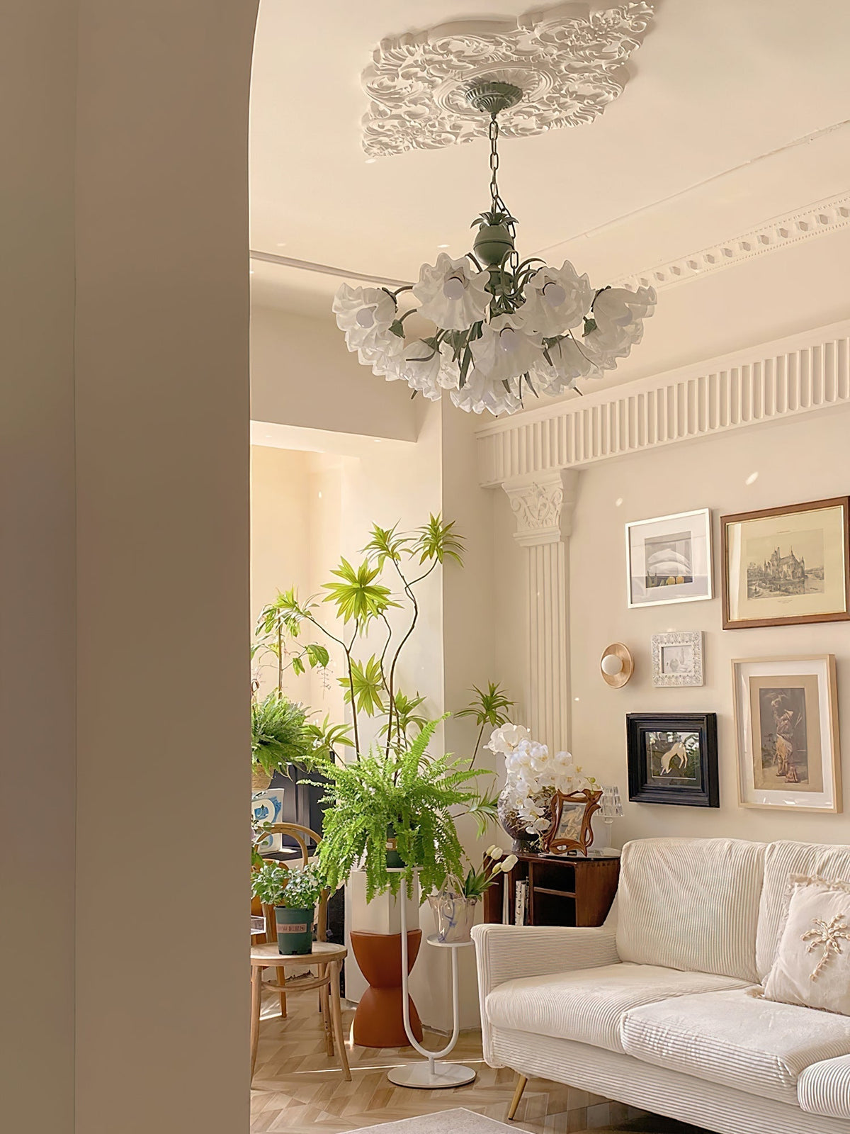 Lily Of The Valley Flower Chandelier