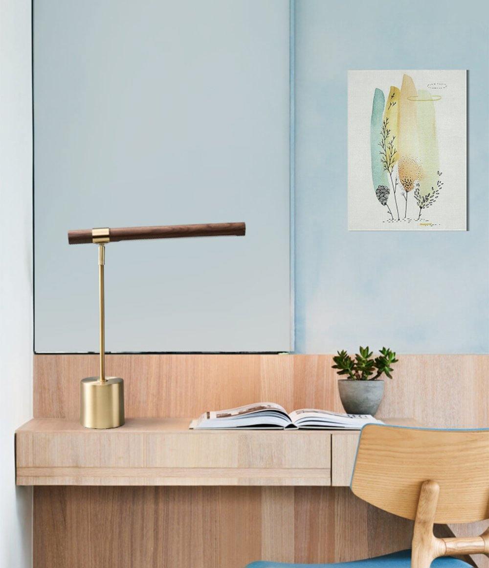 Linear Wood Led Task Light