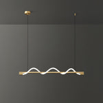 Linear Curve Island Chandelier