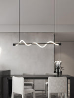 Linear Curve Island Chandelier