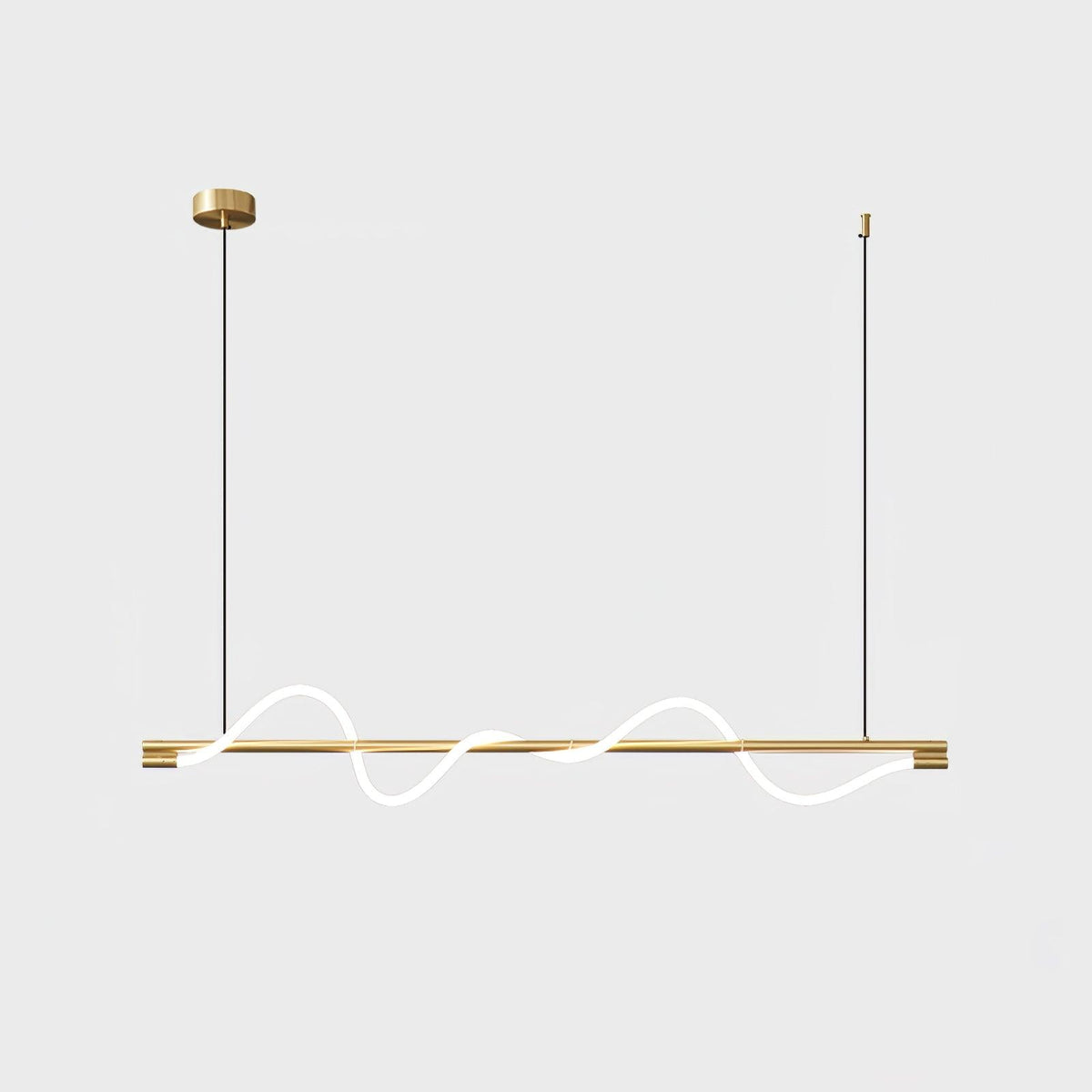 Linear Curve Island Chandelier