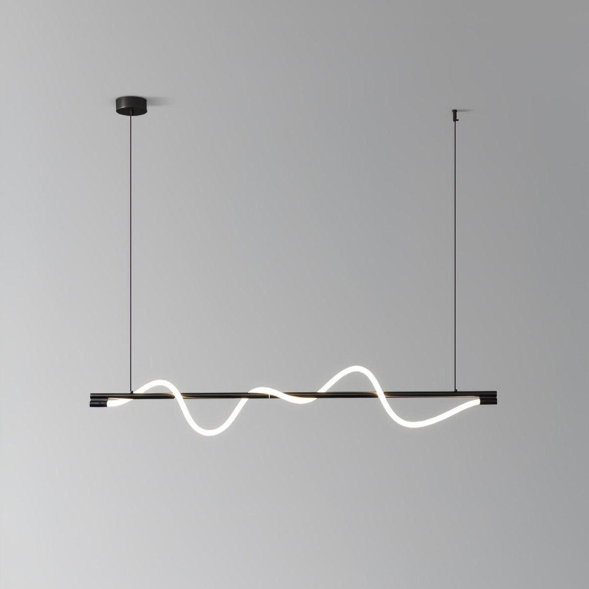 Linear Curve Island Chandelier