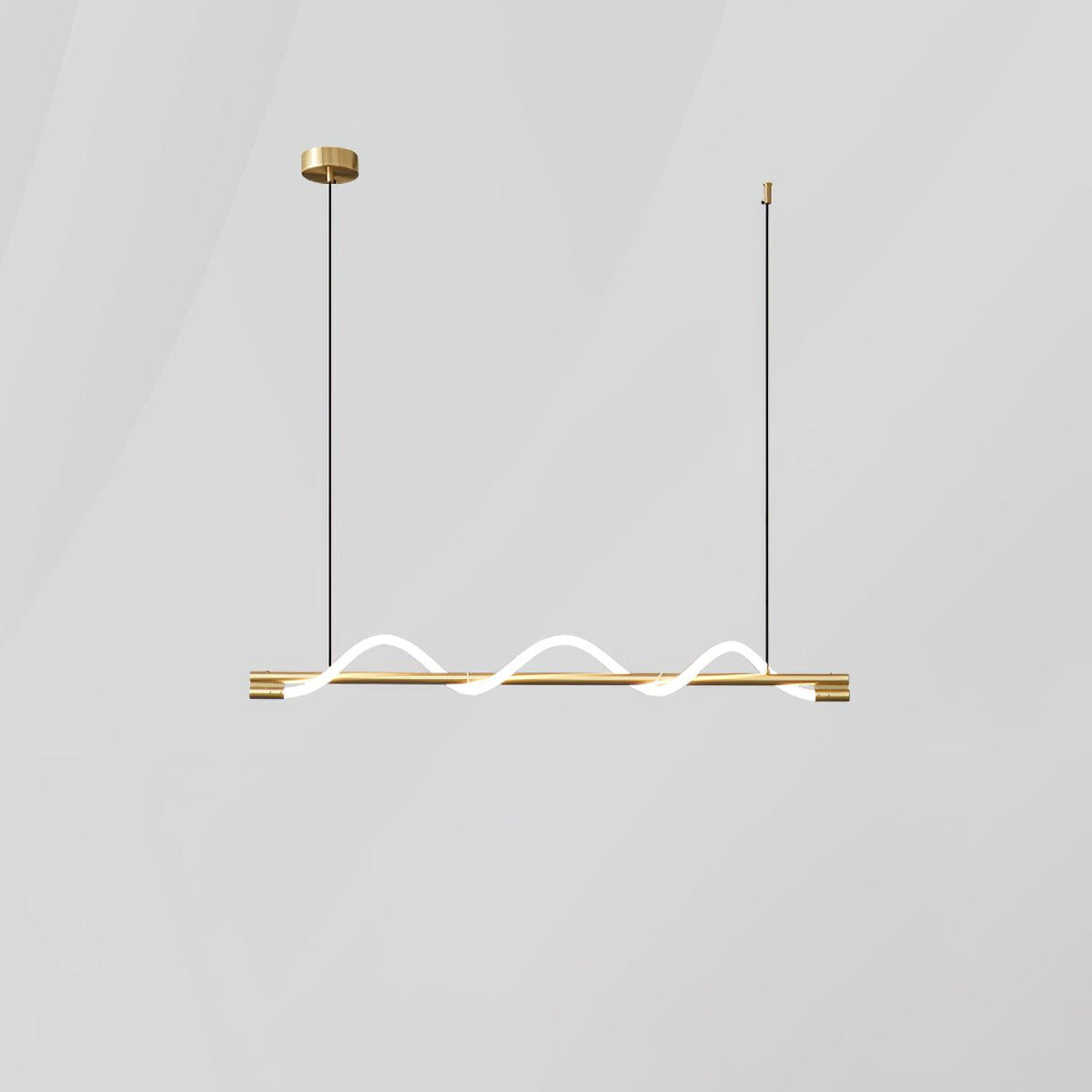 Linear Curve Island Chandelier