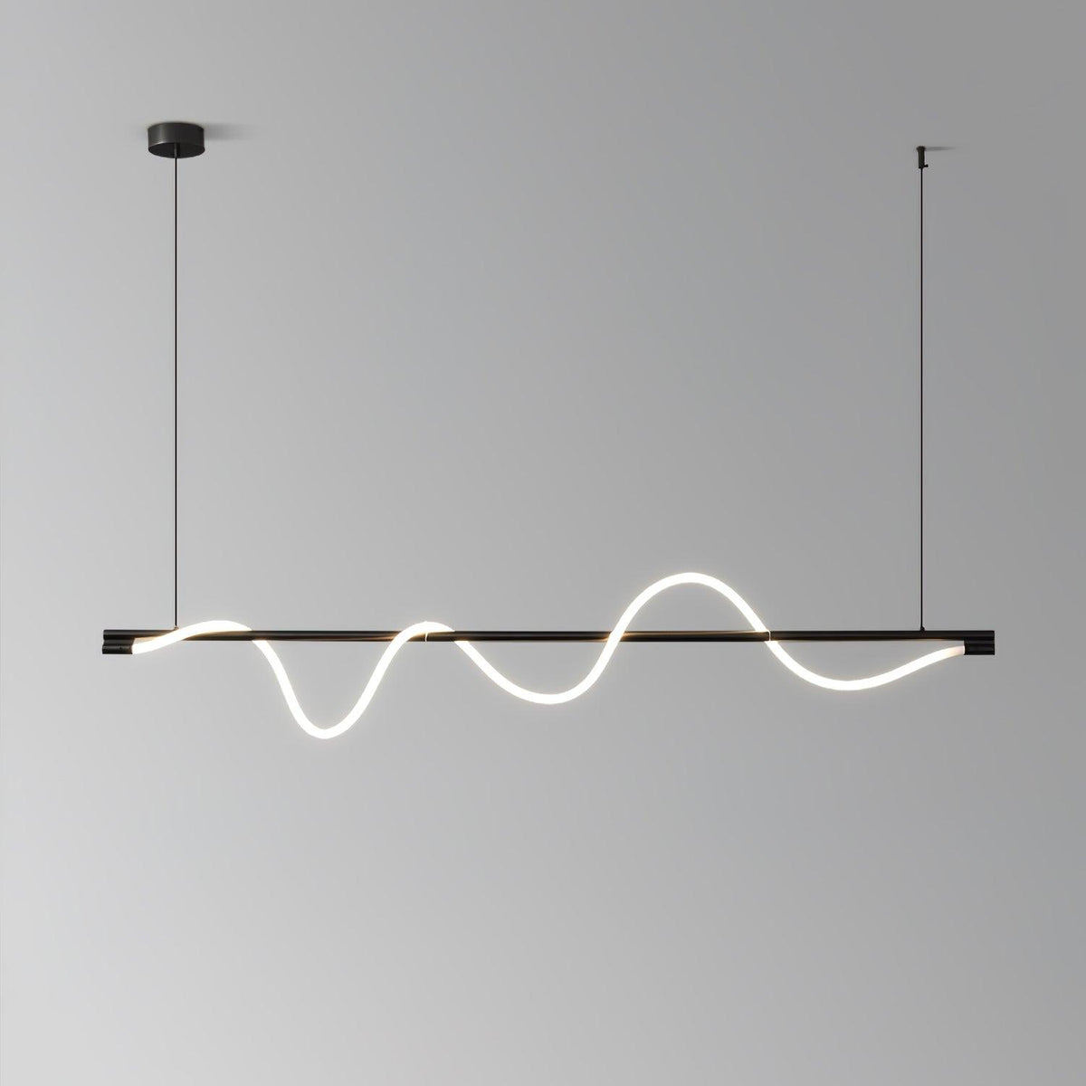 Linear Curve Island Chandelier