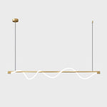 Linear Curve Island Chandelier