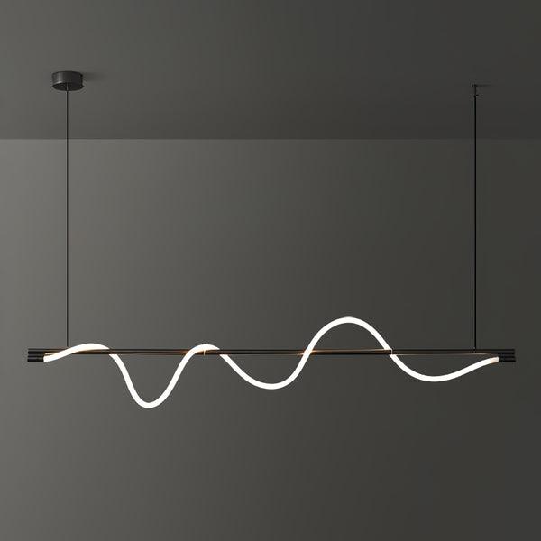Linear Curve Island Chandelier