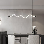 Linear Curve Island Chandelier