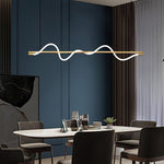 Linear Curve Island Chandelier