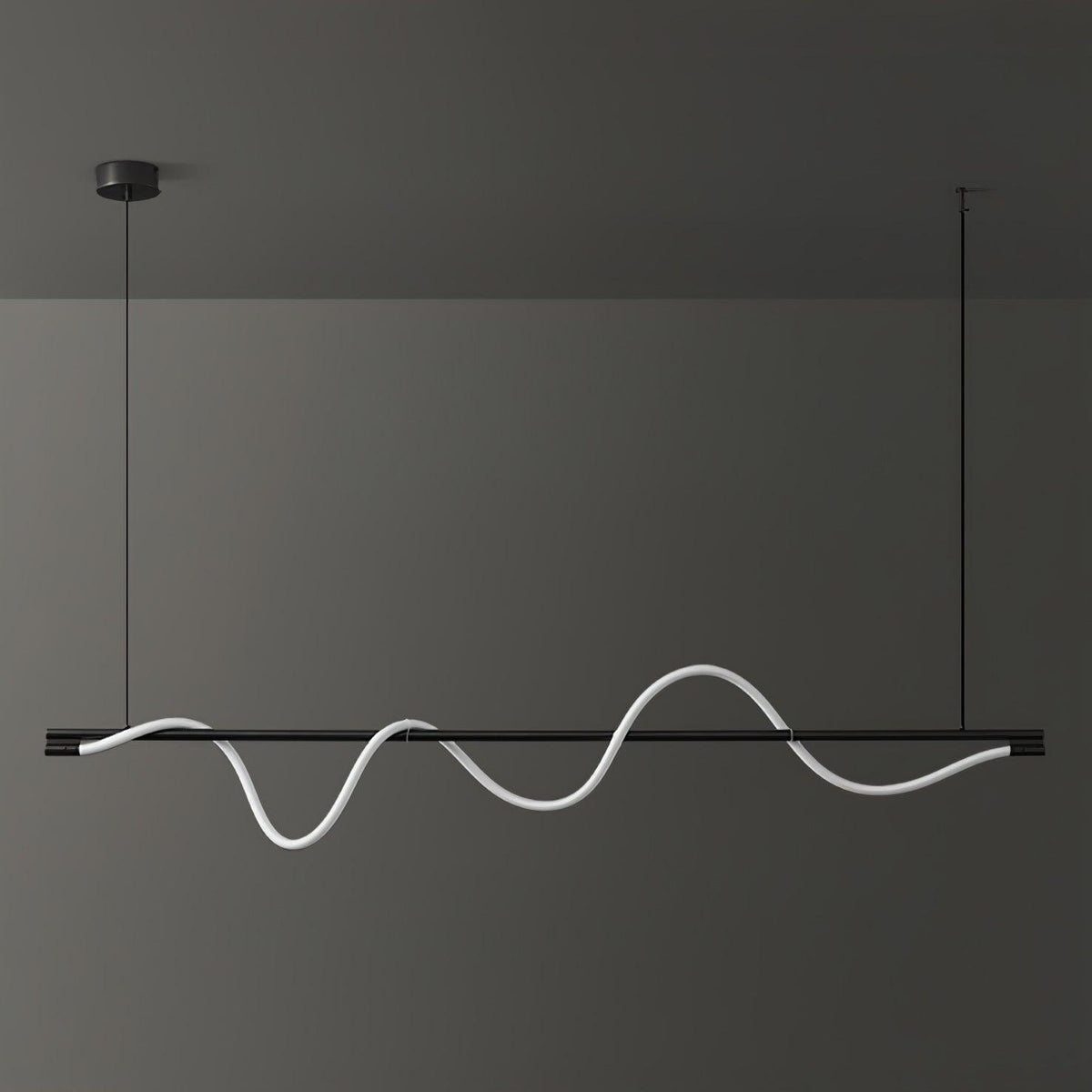Linear Curve Island Chandelier