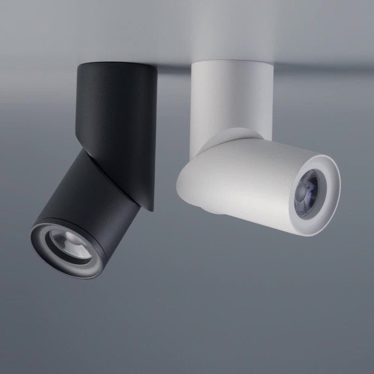 Long tube ring rotating downlight