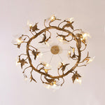 maple-leaf-brass-chandelier