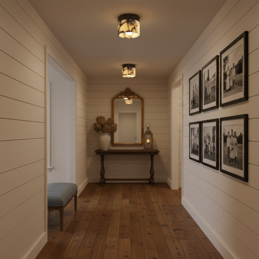 marble-round-ceiling-lamp