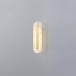 Alabaster Rounded Wall Light