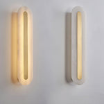 Alabaster Rounded Wall Light