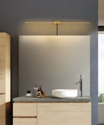 Minimalist Linear Plug In Wall Lamp