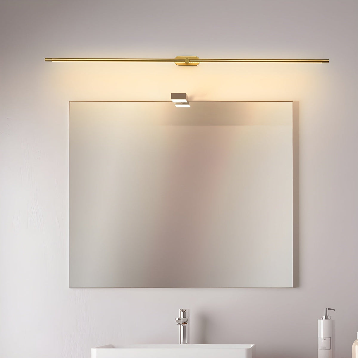 Minimalist Linear Plug In Wall Lamp