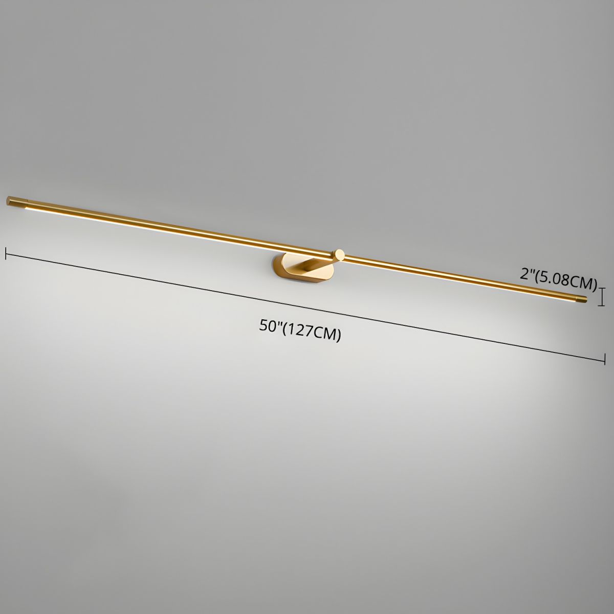 Minimalist Linear Plug In Wall Lamp